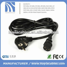 High quality 1.8M BLACK EU AC POWER CORD CABLE FOR COMPUTER